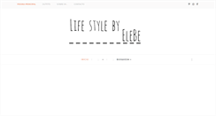 Desktop Screenshot of lifestylebyelebe.com